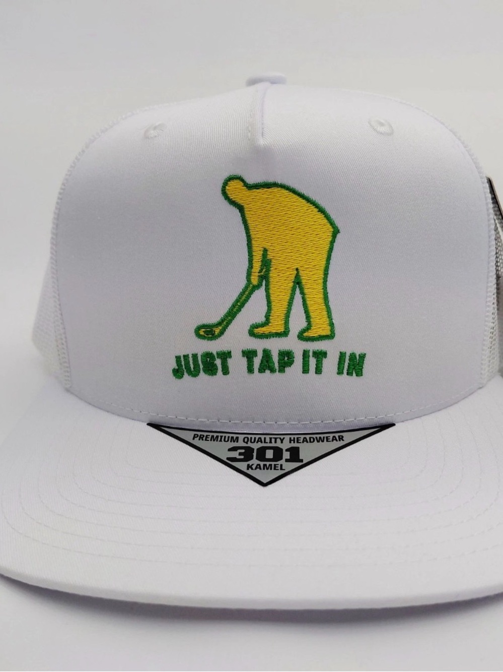 Just Tap It In Hat Funny Golf Waterbury Open Gilmore Hockey